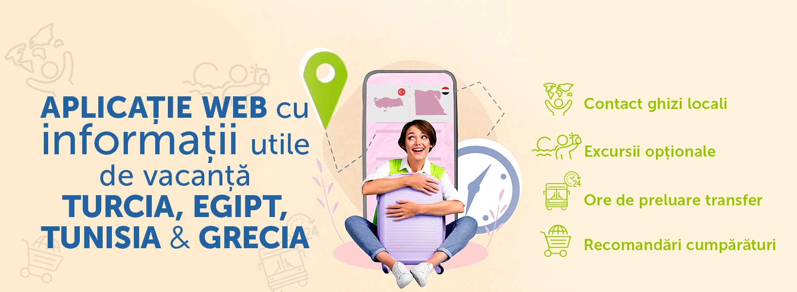 Aplicație web cu informații utile de vacanță!