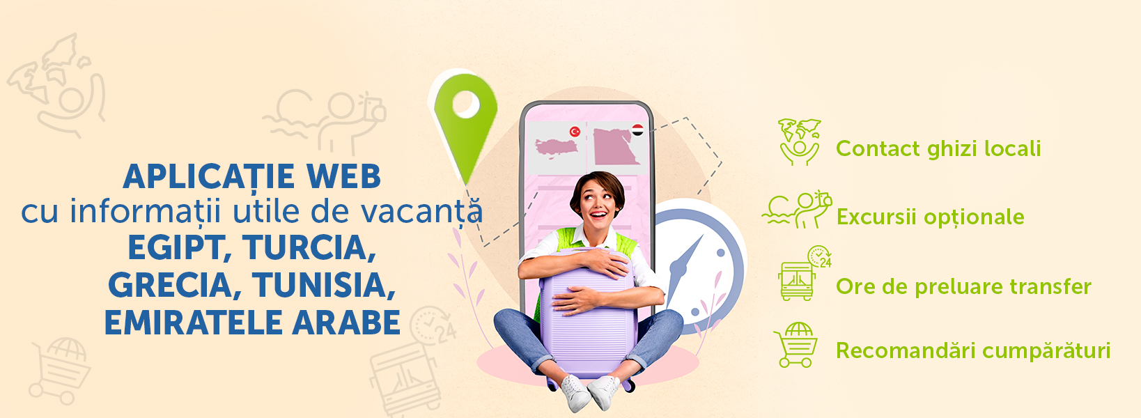 Aplicație web cu informații utile de vacanță!